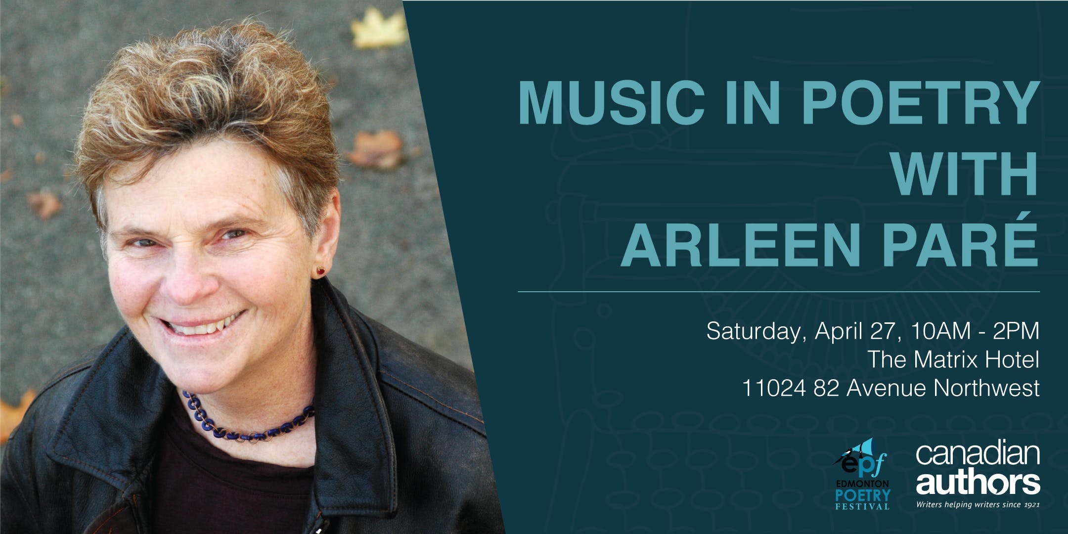 Music in Poetry with Arleen Pare